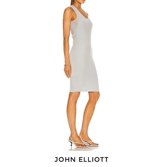 John Elliott TWIST MUSCLE MINI DRESS - Picture 2 of 16